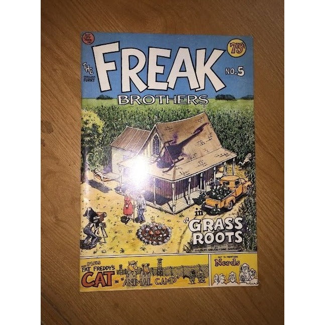 The Furry Freak Brothers No. 5 - In the 'Grass Roots' - Underground comics - vintage comic