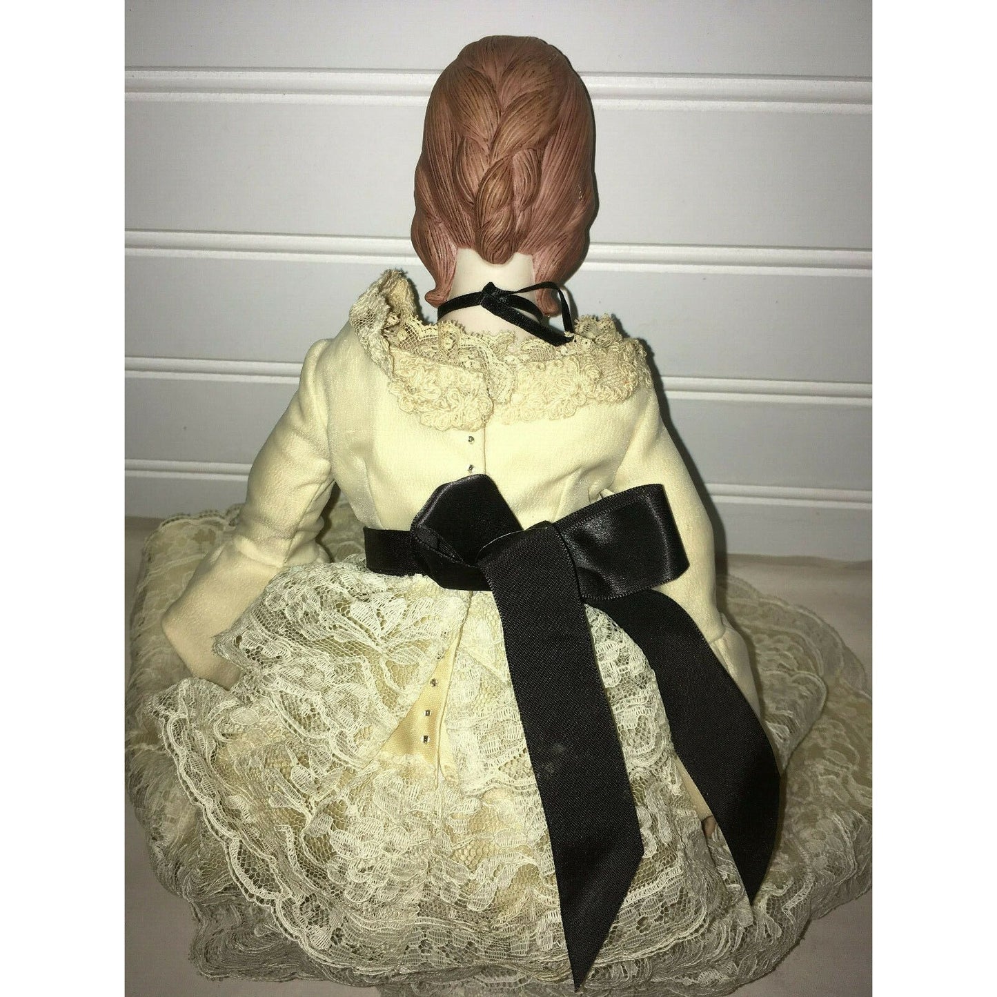 JULIET VINTAGE YIELD HOUSE  Doll with ivory and Black Dress