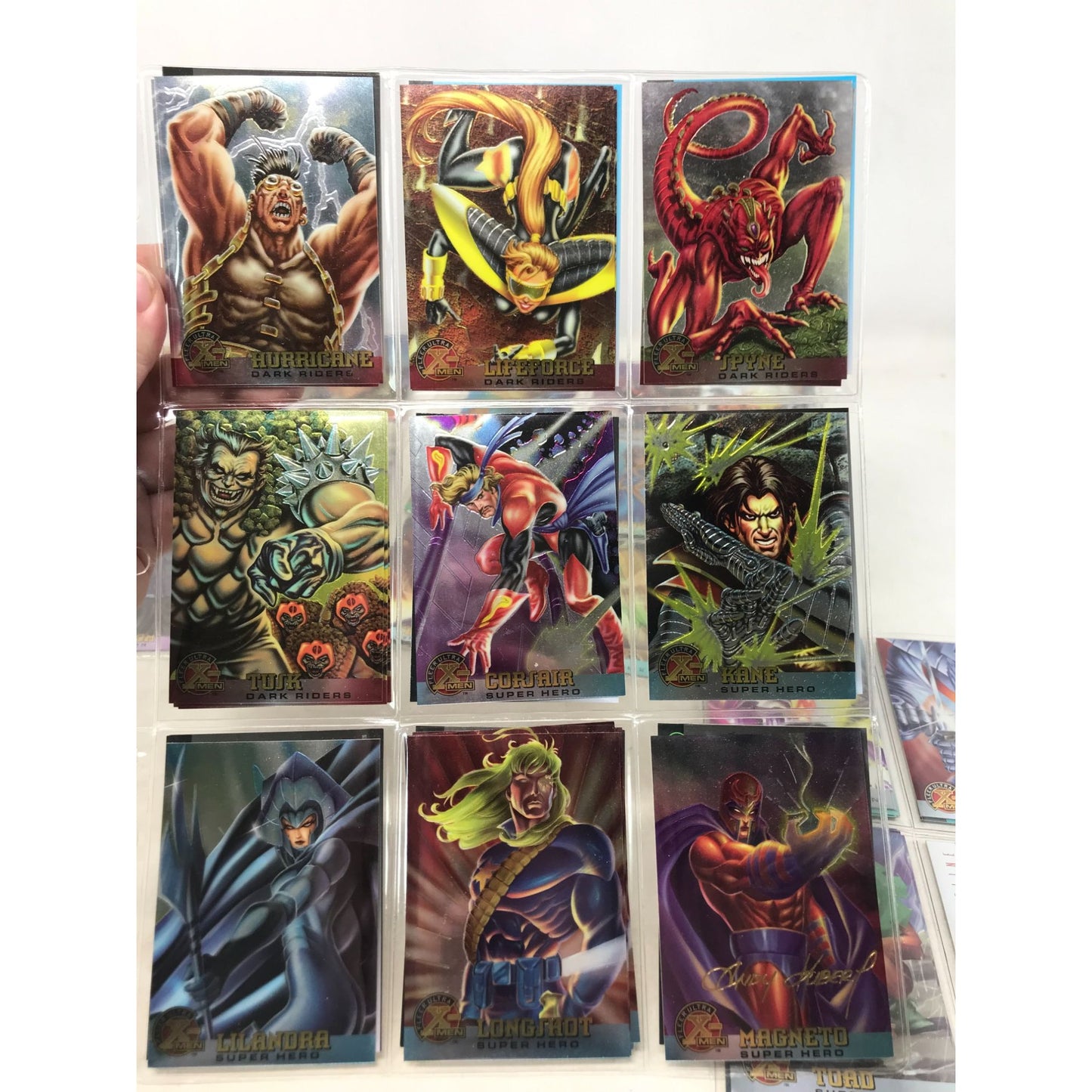 Fleer - ULTRA X-Men Trading Cards (1995) - 70+ Cards and Insert -