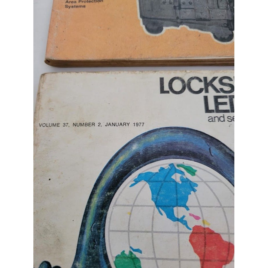 Vintage Locksmith Ledger 1975 1977, 1980 - Codes and other locksmith news/ info - Vintage periodicals - some wear - see photos