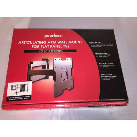 Peerless LMAM1940 Articulating Arm WALL Mount FOR TV 19" - 40"