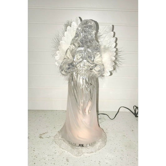 NOEL Peace on Earth JC Penney Home Collection Fiber Optic Angel