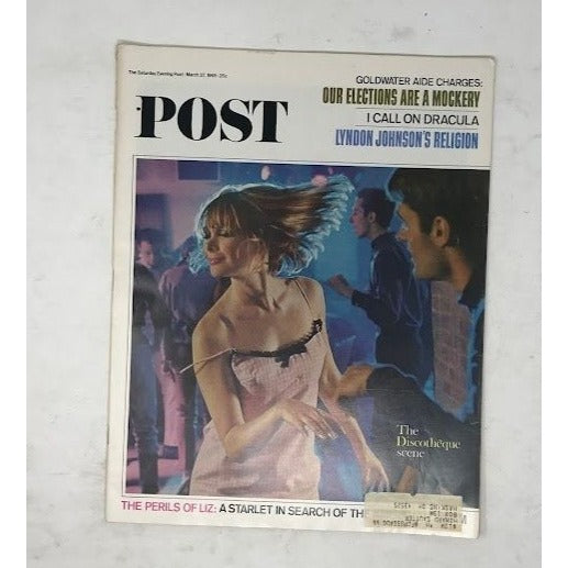 THE SATURDAY EVENING POST MAGAZINE (VINTAGE) - MARCH 27, 1965- 25C