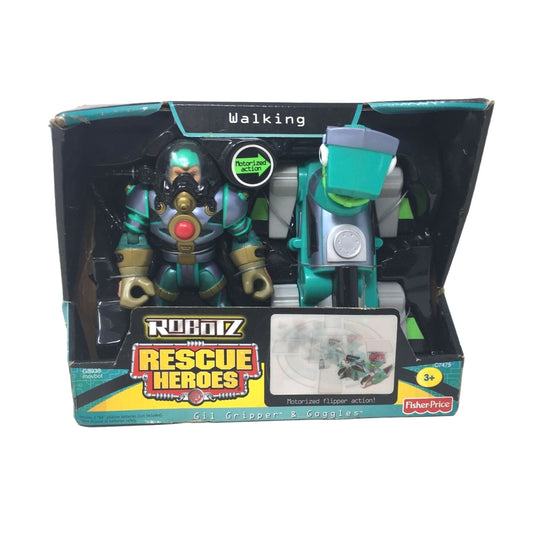 Rescue Heroes ROBOTZ - Gil Gripper and Goggles NIP