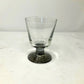 GOBLET, STEM GLASS,Dessert Cup  with LUSTER METALLIC SILVER FOOT - Unbranded  A+ Stuff Glass