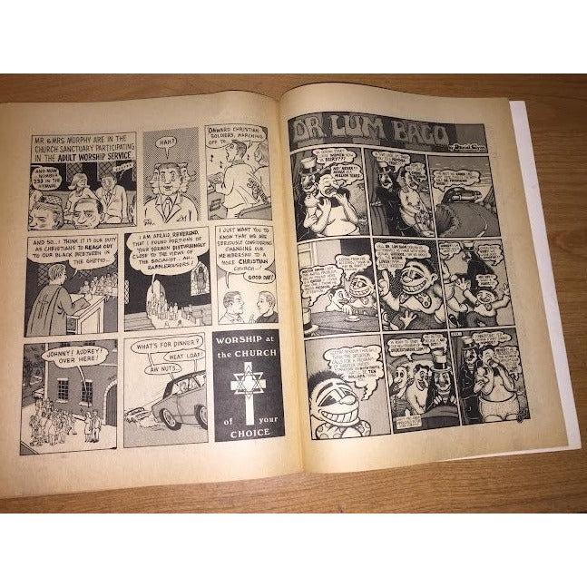 Bijou Funnies - Underground Comic Book - Pro Junior and Honeybunch battle the sinister forces of Mr. Man - Copyright 1970