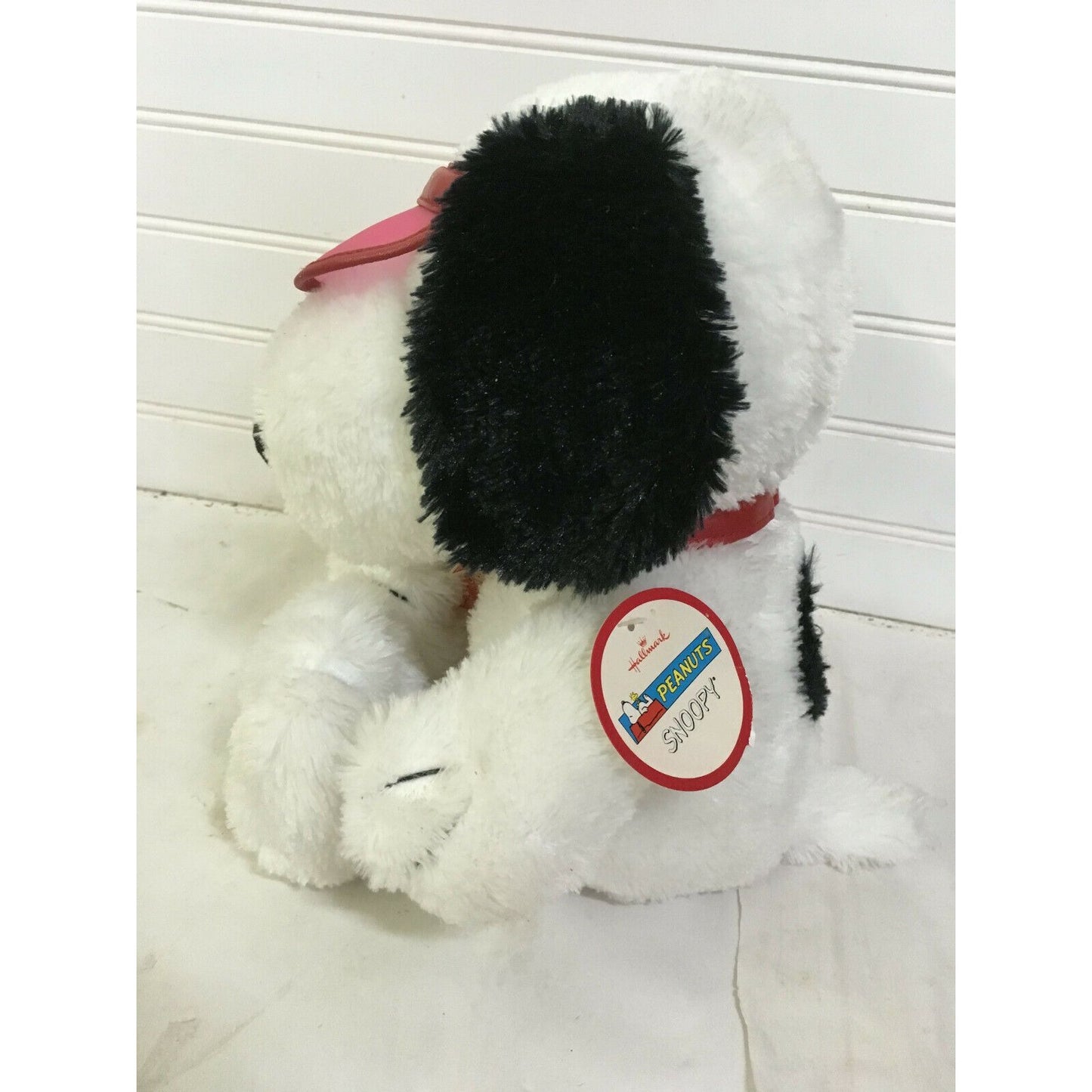 PERFECT PAIR Snoopy Plush w/ Visor & Arm Band w/tag Hallmark