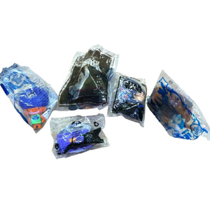 Set of 5 McDonalds Happy Meal Toys - Kung Fu Panda, Annikin Skywalker, Ice Age & American Idol
