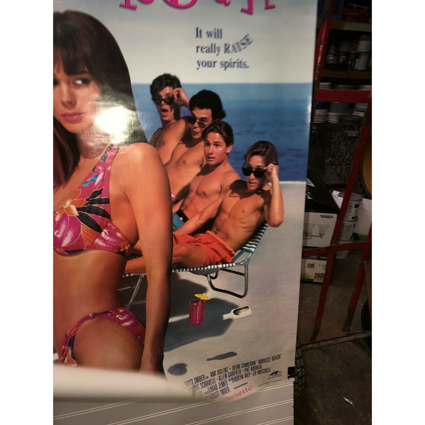 MIRACLE BEACH Movie Poster 1992 "It will 'RAISE' your Spirits"