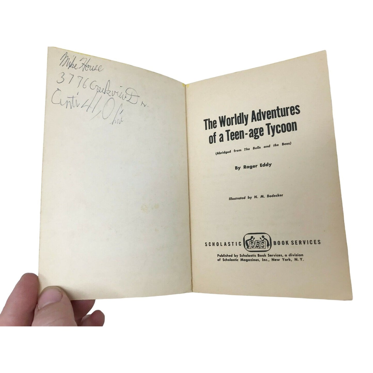 The Worldly Adventures of a Teen-age Tycoon by Roger Eddy Vintage