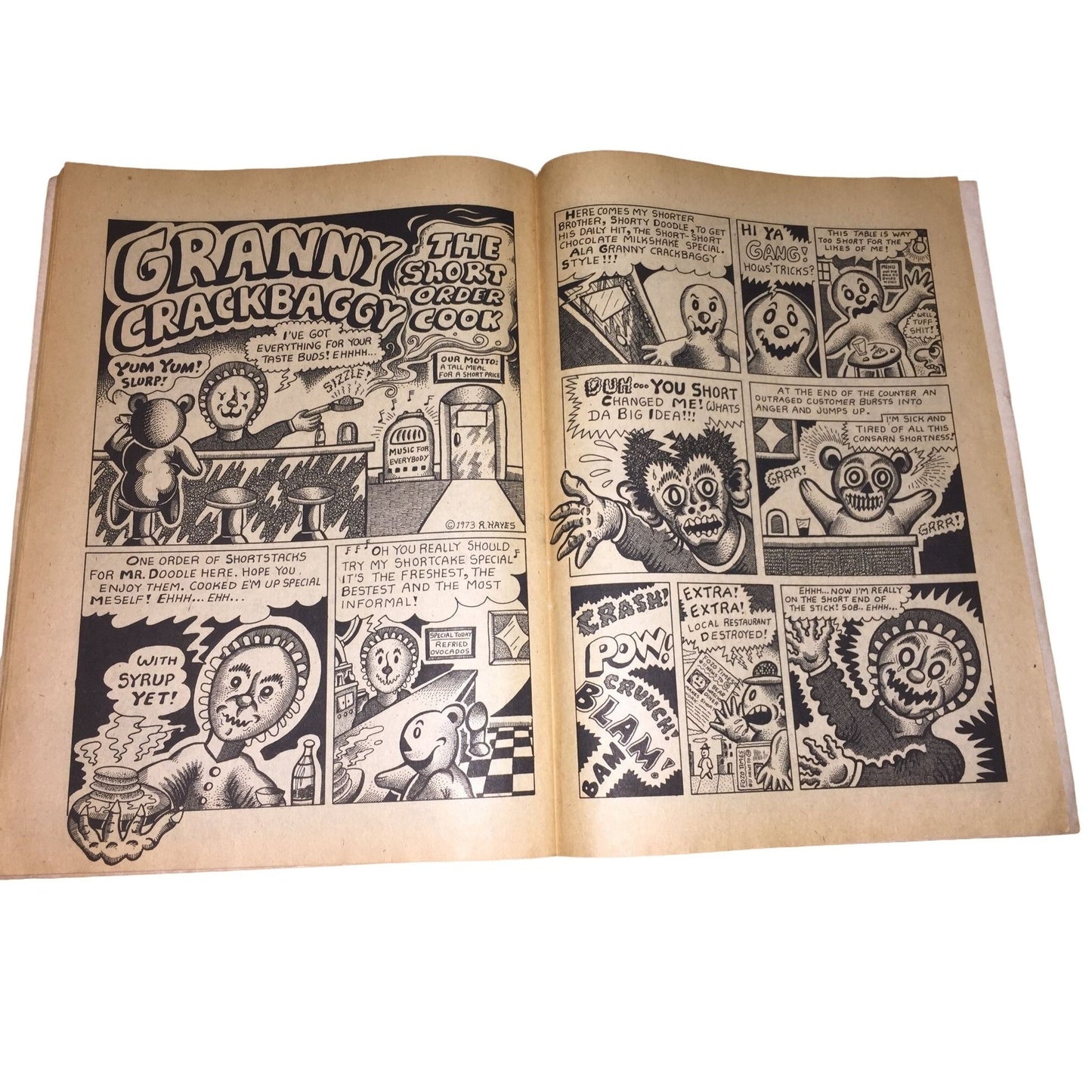 Short Order No. 2 Vintage Underground Comic Book - 1974 Underground Comix