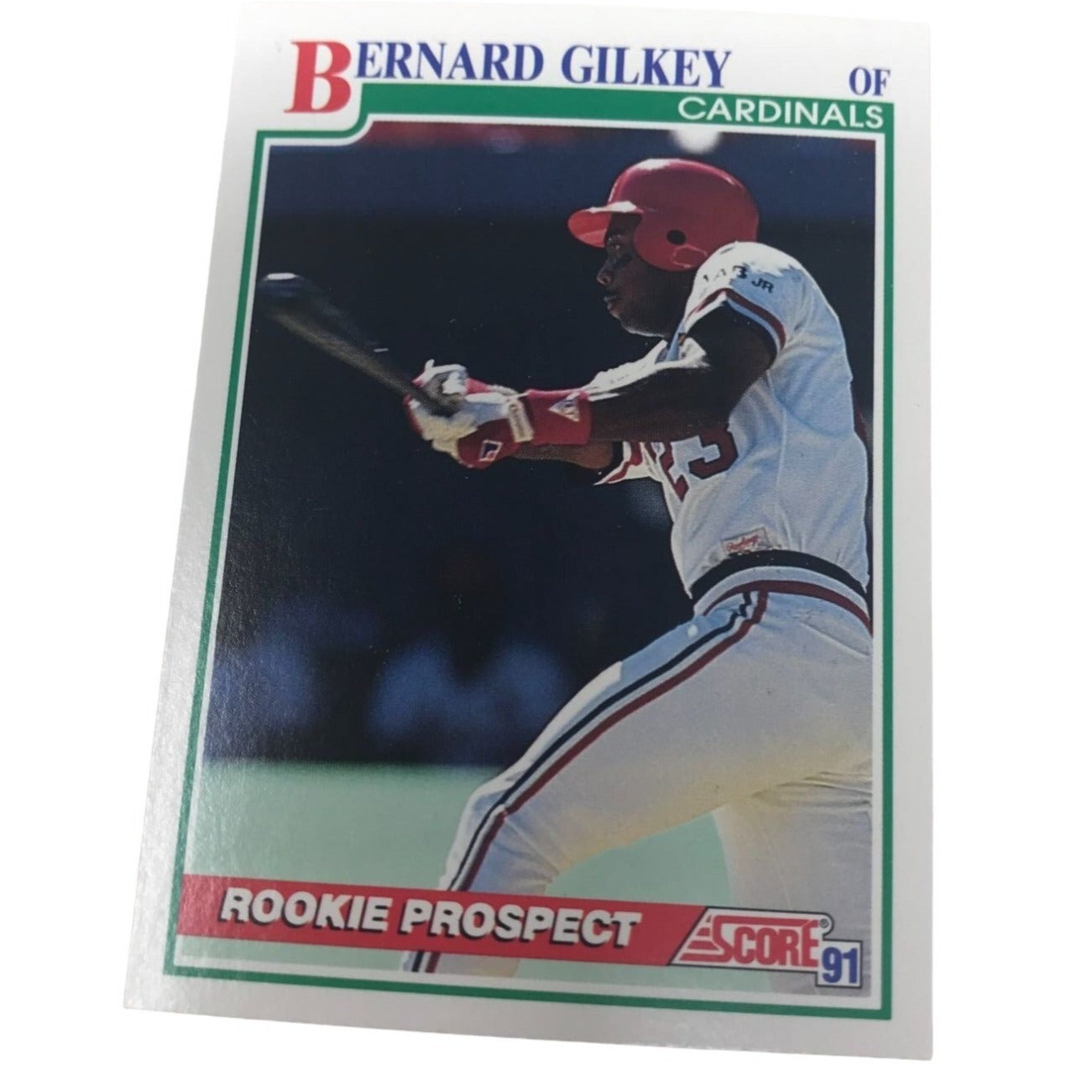 Lot of (9) 1991 Score ROOKIE PROSPECT Bernard Gilkey Card No. 709