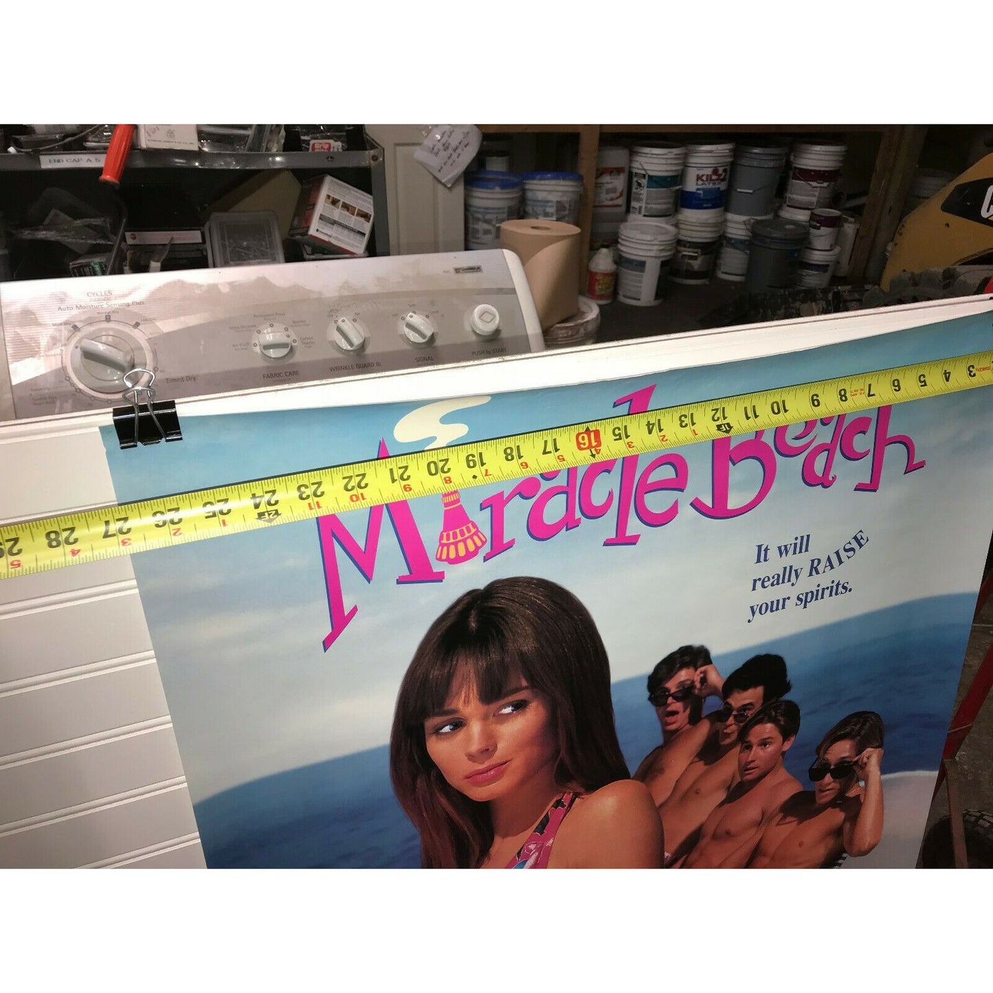 MIRACLE BEACH Movie Poster 1992 "It will 'RAISE' your Spirits"