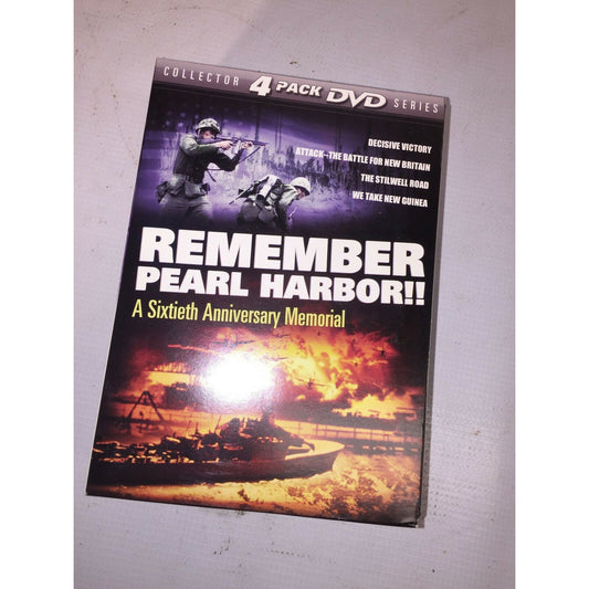 REMEMBER PEARL HARBOR 4 Disc Box Set 2001 DVD 16th Anniv Memorial