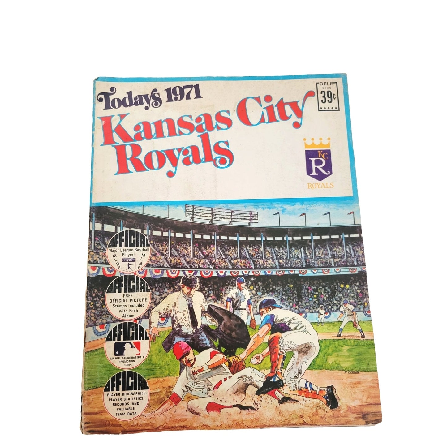 Today's 1971 Kansas City Royals Schedule - Vintage Sports Memorabilia - MLB