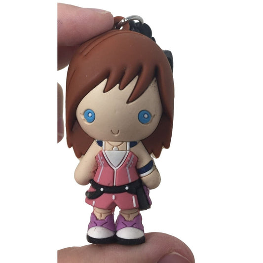 Kairi Disney Kingdom Hearts Girl in Pink Dress Figure Keychain - Square Enix M.I.I. J163-18L20