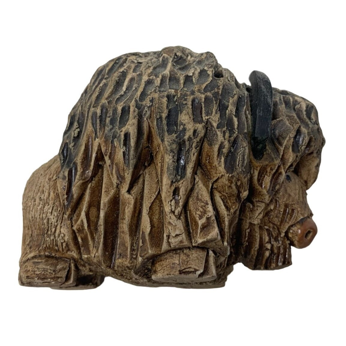 Handmade carved Yak Figurine - Nice character - Decor Figurine