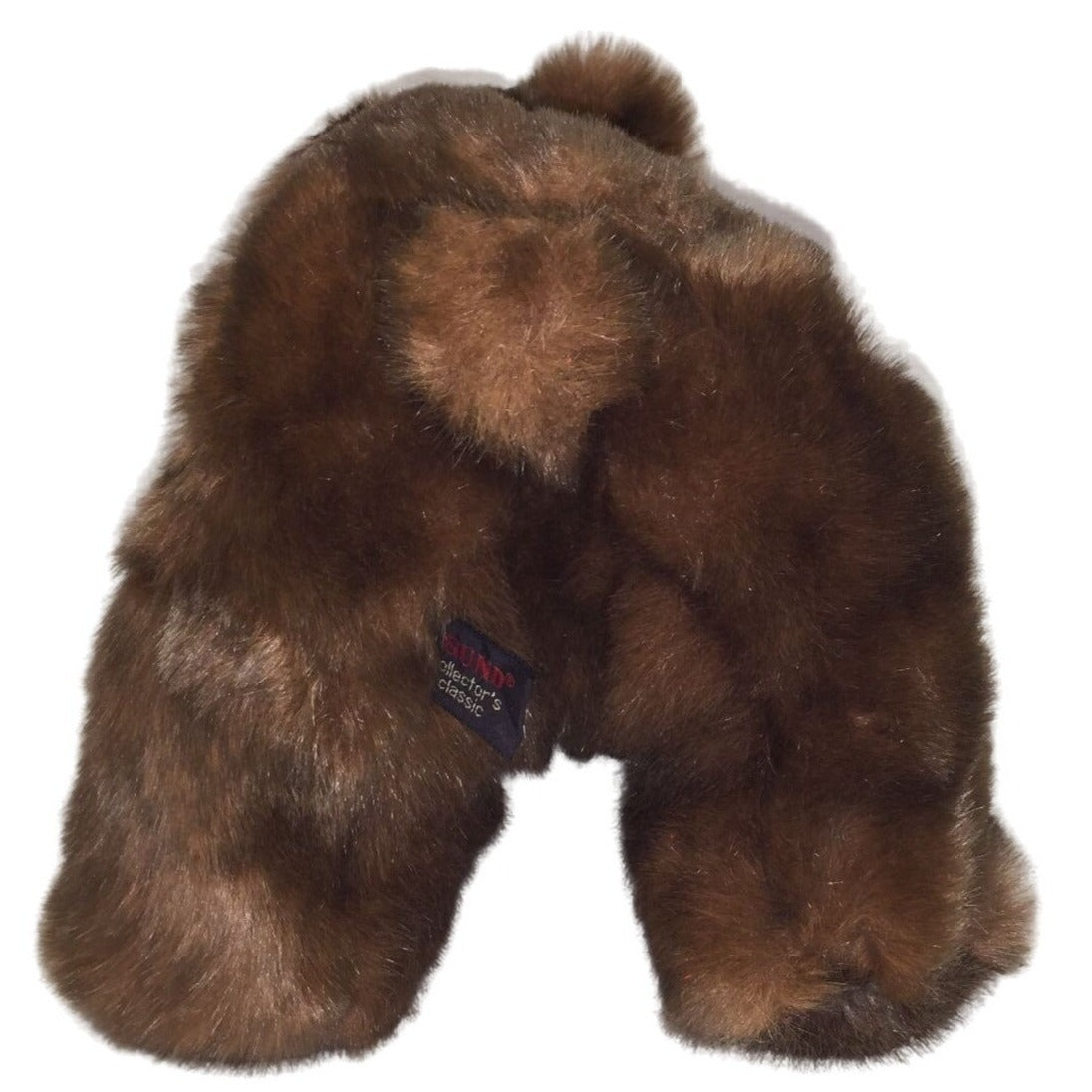 Gund Collector's Classic Brown Bear - Walks on All Fours  - 14" Long - Realistic Fur Collectible Plush Bear