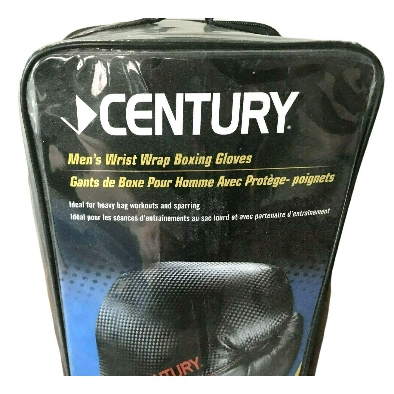 Century Men's Wrist Wrap Boxing Gloves 14oz Black Red Gray NEW