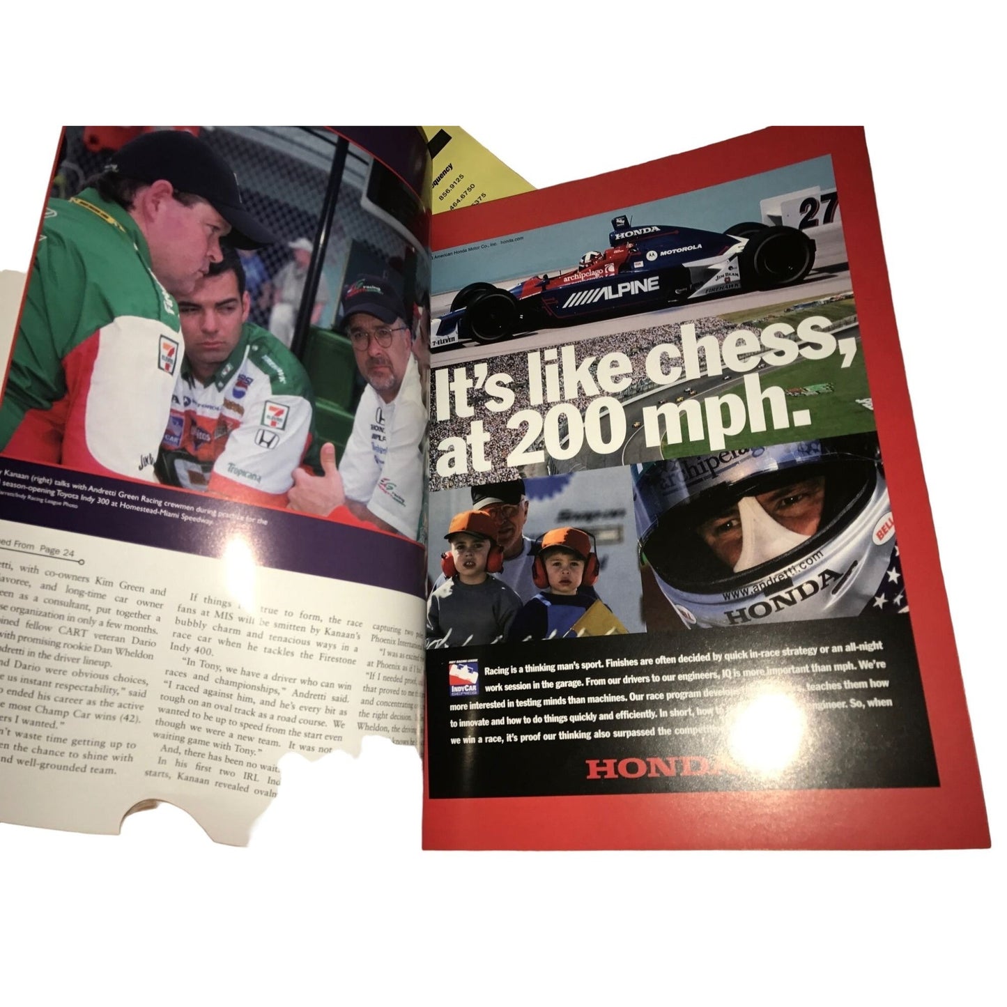 Firestone Indy 400 Race Program - Michigan Speedway 2003 - Sports Event Memorabilia