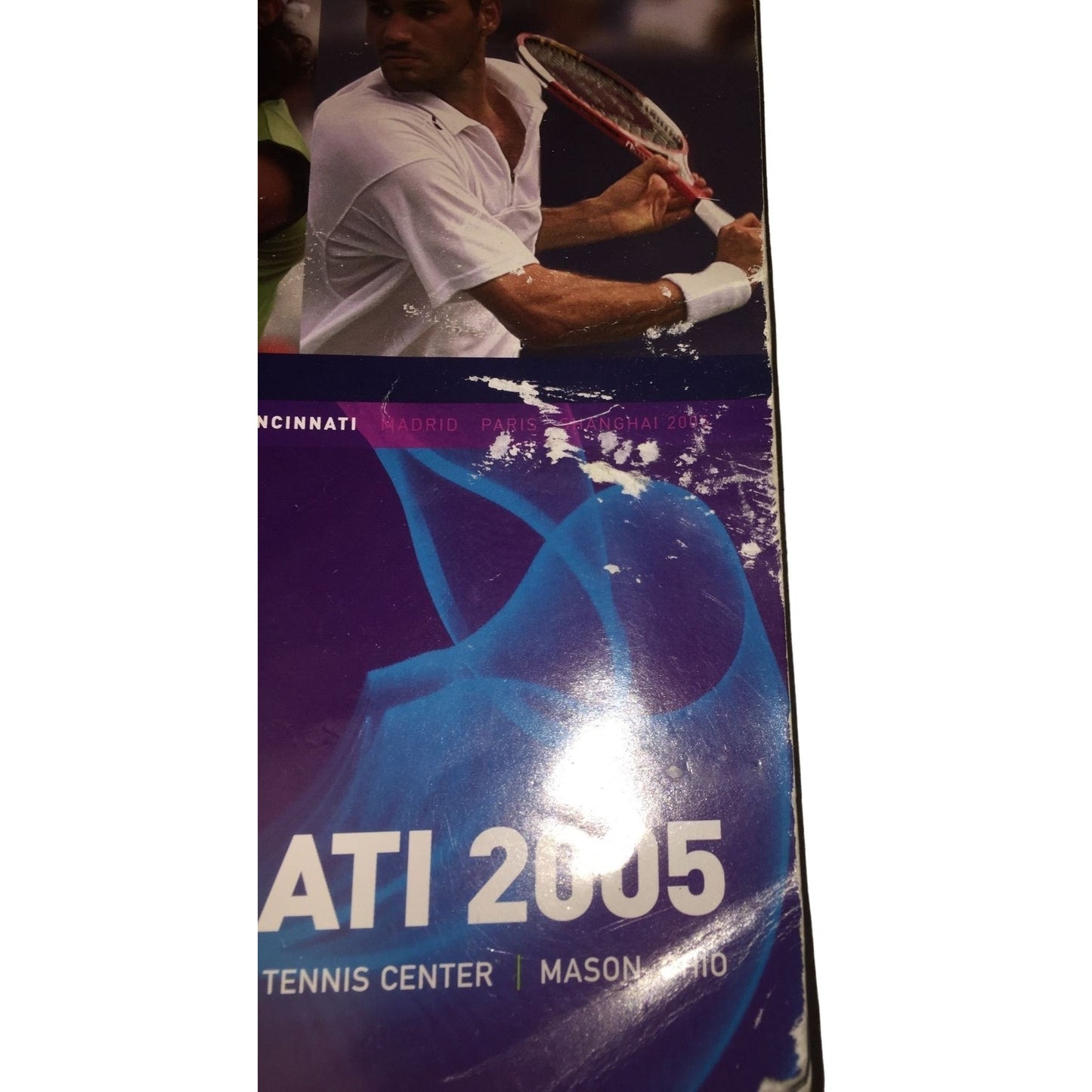 Vintage Tennis Program - Western & Southern Financial Group Masters Series Event - Cincinnati, OH 2005 - Sports Program