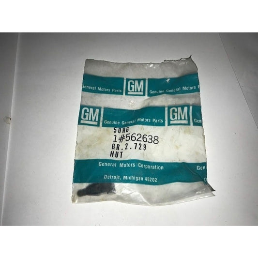 Genuine GM Part - No 562638 - NUT - new in open package - vintage discontinued vintage General Motors replacement auto Parts