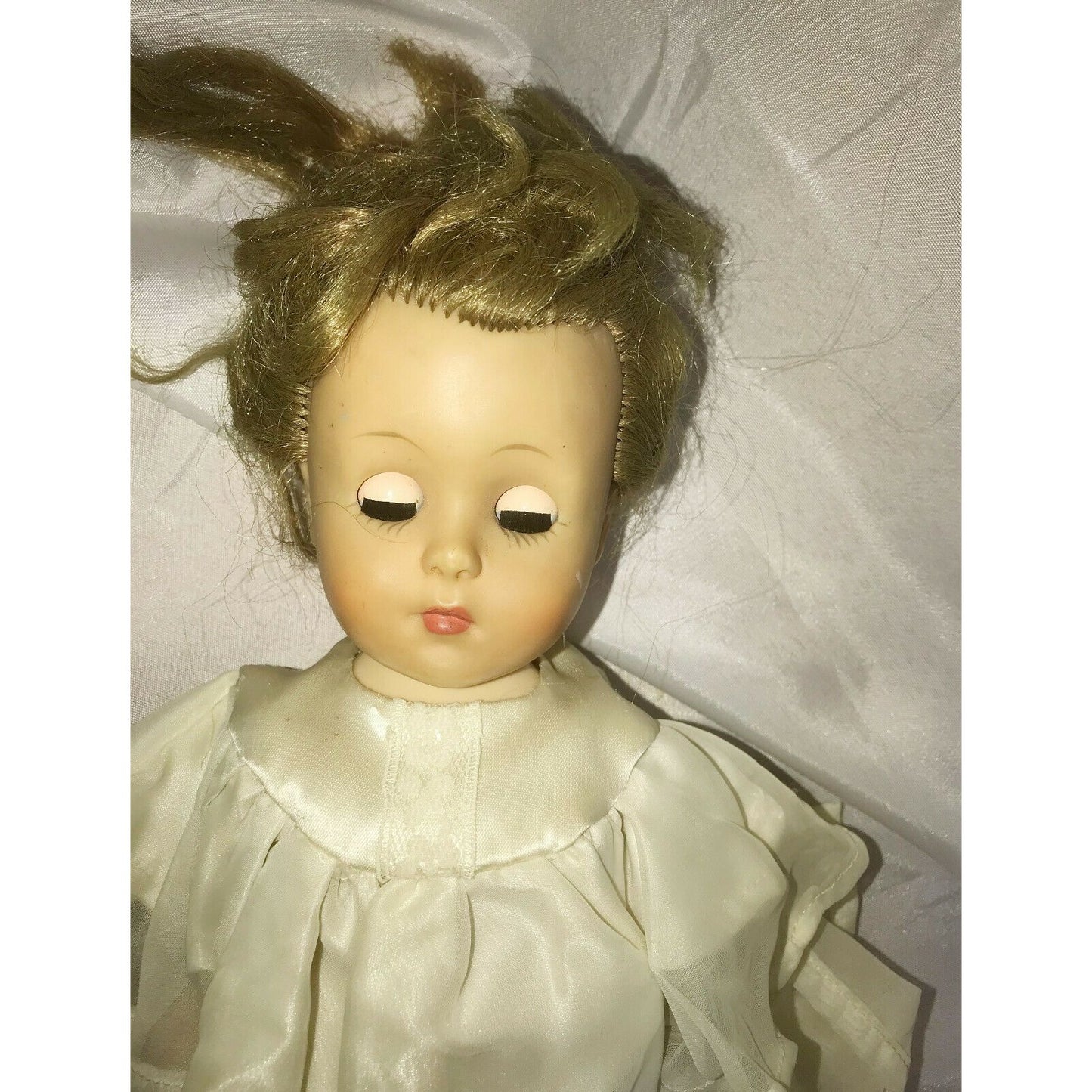 Vintage Doll, Believed to be IDEAL 14" Painted nails Tapered Waist