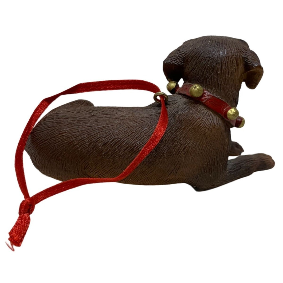 Labrador Puppy Ornaments and Figurines (5 Total) "Pennie" on one with Dog Bed - Dog Figurines