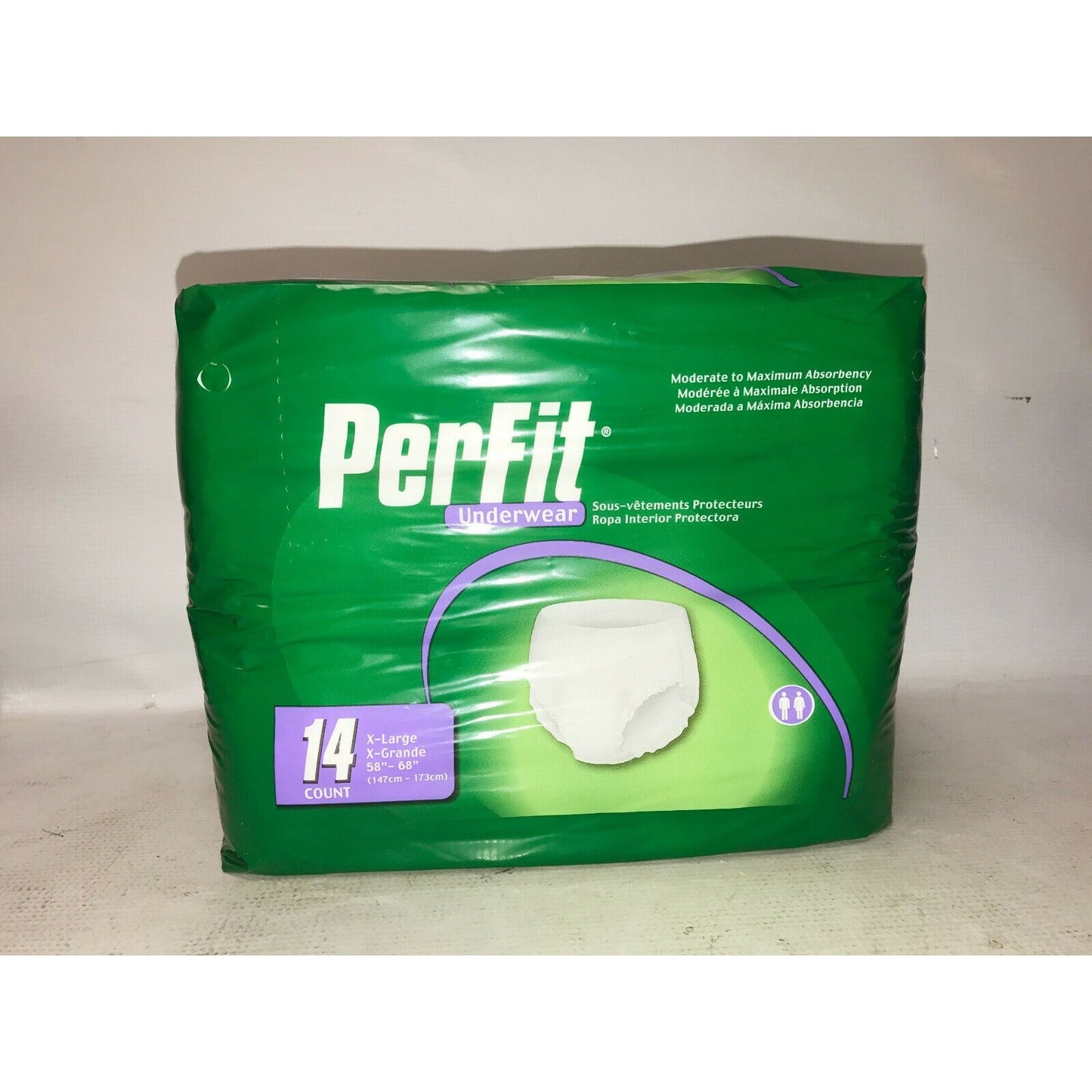 PerFit Adult Underwear X-Large (58"-68")  Moderate to Maximum Abs