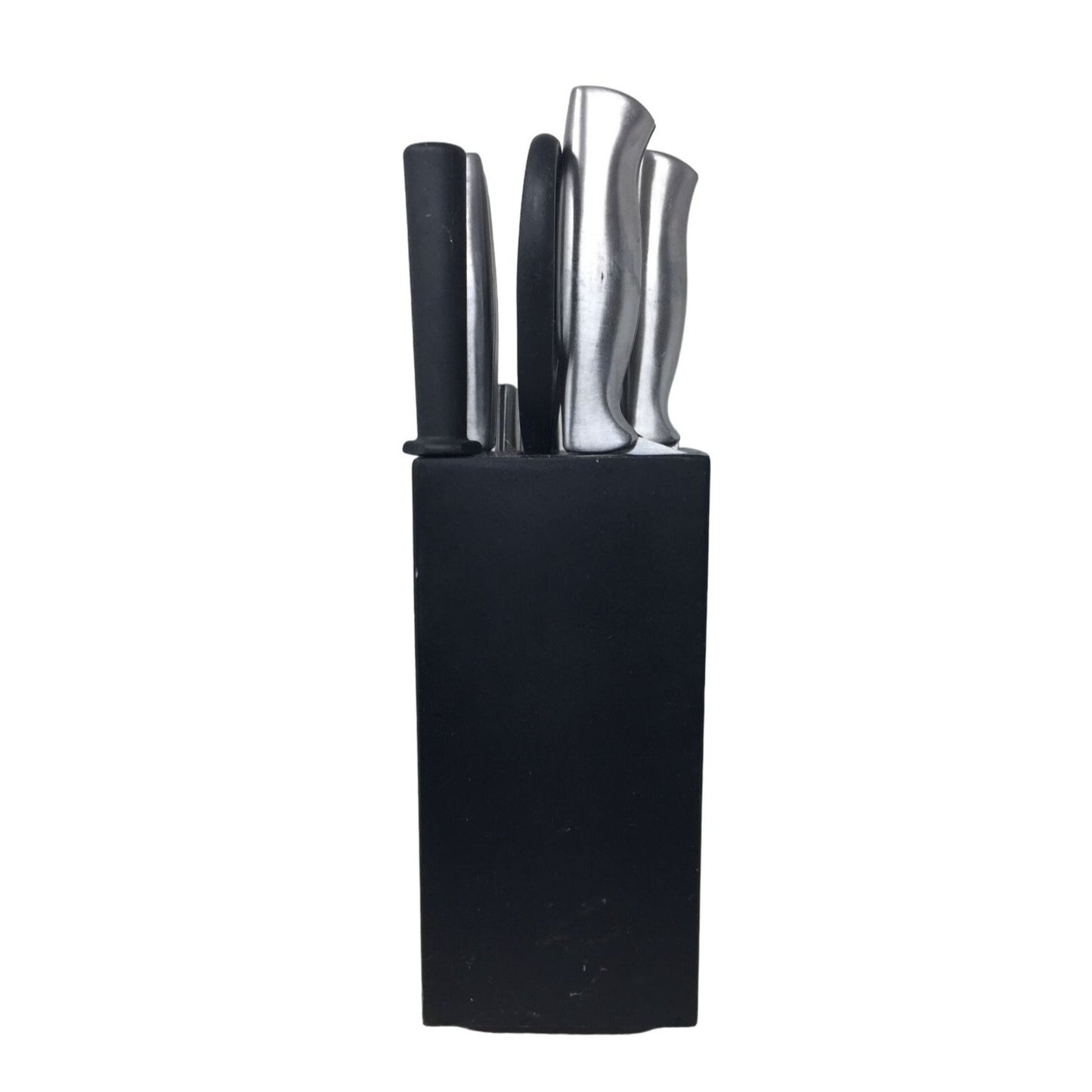 Farberware 12 piece Knife Set - Black Knife Block with Sharpenter, Scissors and 9 Knives