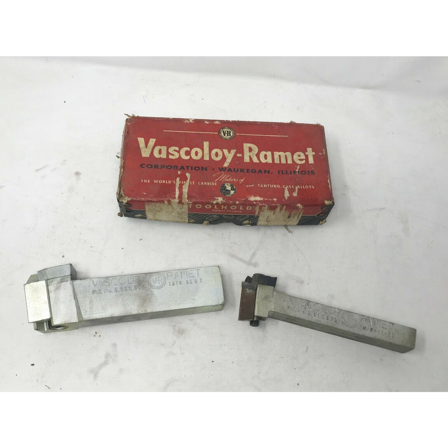 Vintage VASCOLOY-RAMET Metal Working Tools 2 DIFFERENT Lathe Tools TATR 56 B 7