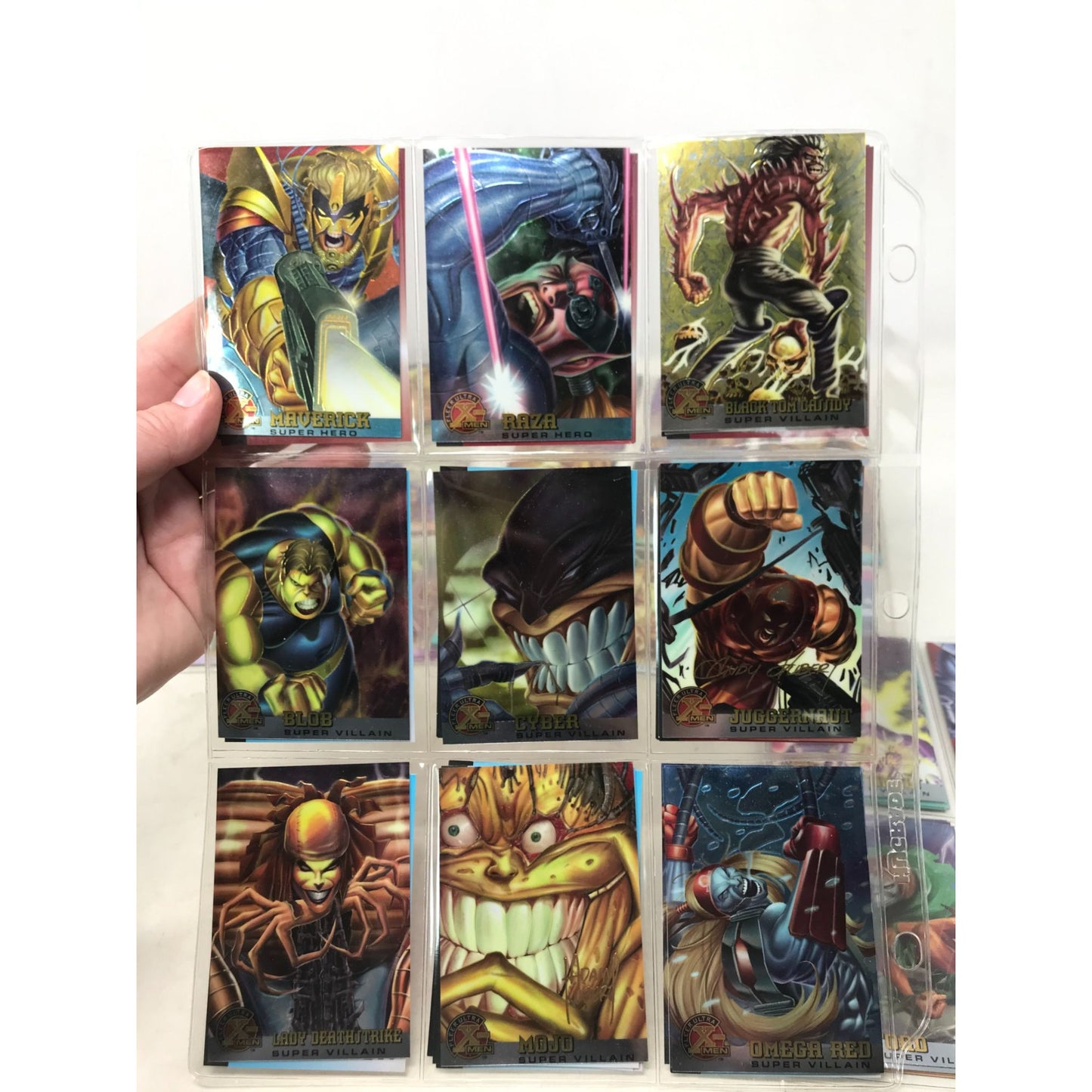 Fleer - ULTRA X-Men Trading Cards (1995) - 70+ Cards and Insert -