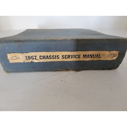 1967 Chassis Service Manual (in binder) Chevrolet, Chevelle, Camaro, Chevy II and Corvette - worn (see photos)