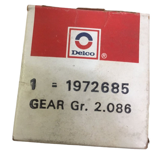 Genuine NOS DELCO vintage Auto  Part GM part no 1972685 GEAR - GR 2.086 - Discontinued General Motors OEM Part