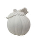 Small Ceramic Bisque Pumpkin - Paint it Yourself - Nice Detailing on leaves - Fall / Halloween Decor A+ Stuff  A+ Stuff