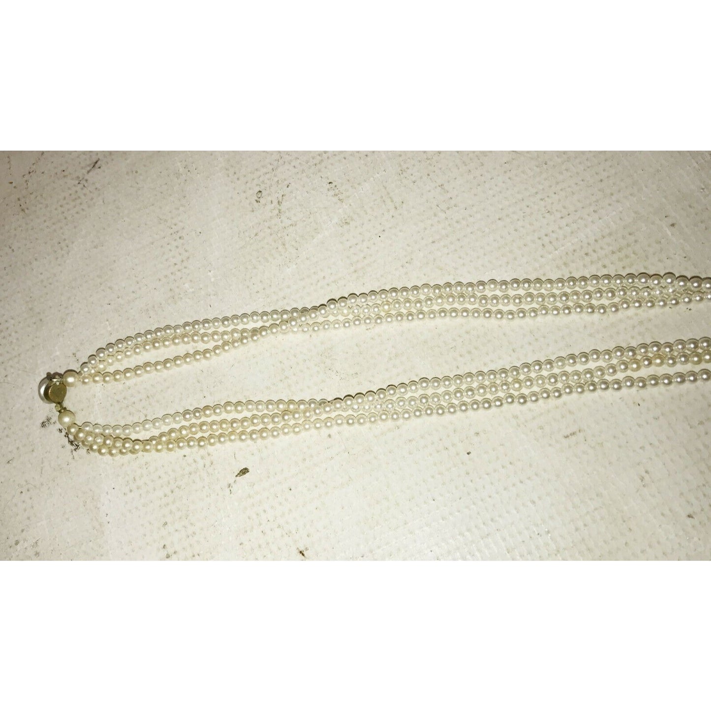 Extra Long Faux PEARL Knot NECKLACE Jewelry Multi-Layer Drape