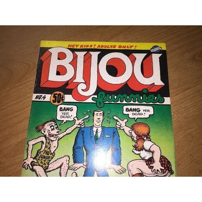 Bijou Funnies - Underground Comic Book - Pro Junior and Honeybunch battle the sinister forces of Mr. Man - Copyright 1970