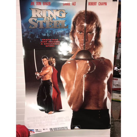 RING of STEEL Original Vintage Movie Poster - Death has just become a spectator sport.  Joe Don Baker Carol Alt Robert Chapin