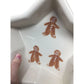 Cute Festive Star-Shaped Holiday Baking Dish - GIngerbread men on Inside - Holly and Berries on outside - Hartstone  A+ Stuff
