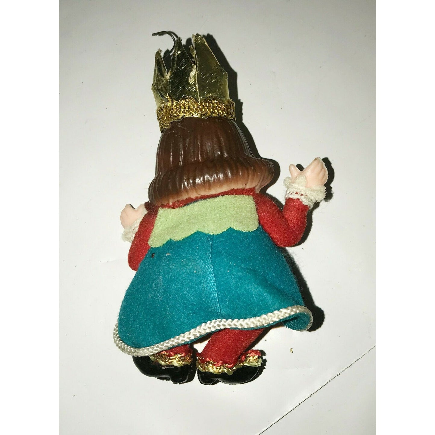 Vintage CHRISTMAS TREE Ornament OL' KING COLE Soft Plastic Retro