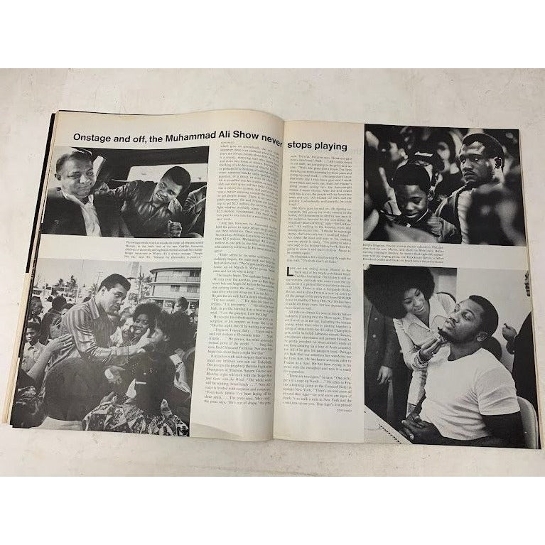 Vintage LIFE Magazine - Battle of the Champs - Backstage with Ali and Frazier - good vintage condition