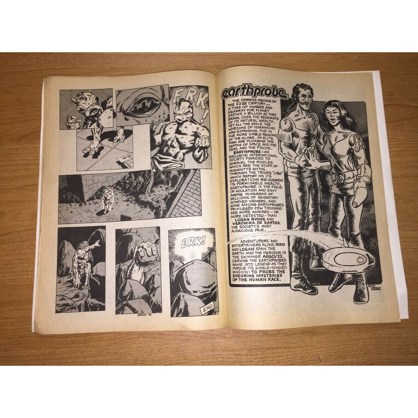 STAR REACH #2 -1974 COMIC - DICK GIORDANO ART Vintage Comic Book