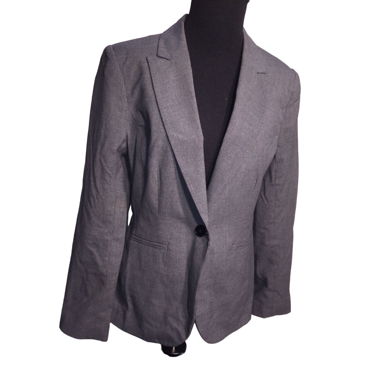 Liz Claiborne Suit Blazer Womens SIze 6 - small herringbone or check pattern