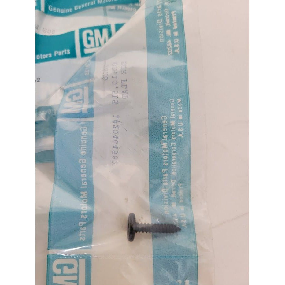 Genuine GM Part - No 20464562 - SCR FLAT - Flat Screw - B532 - new in package - vintage discontinued General Motors Parts - Vintage GM