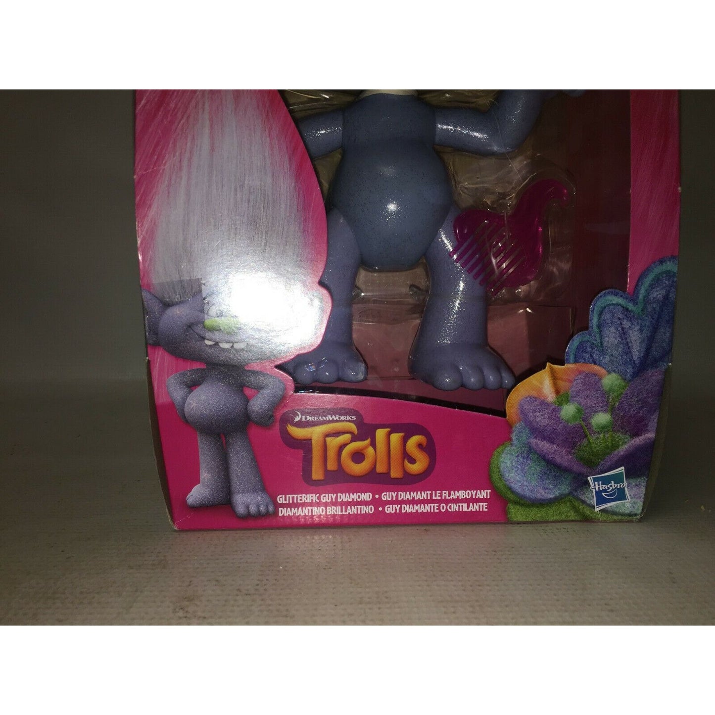 DreamWorks Trolls Guy Diamond 9-Inch Figure w Accessories - NIB