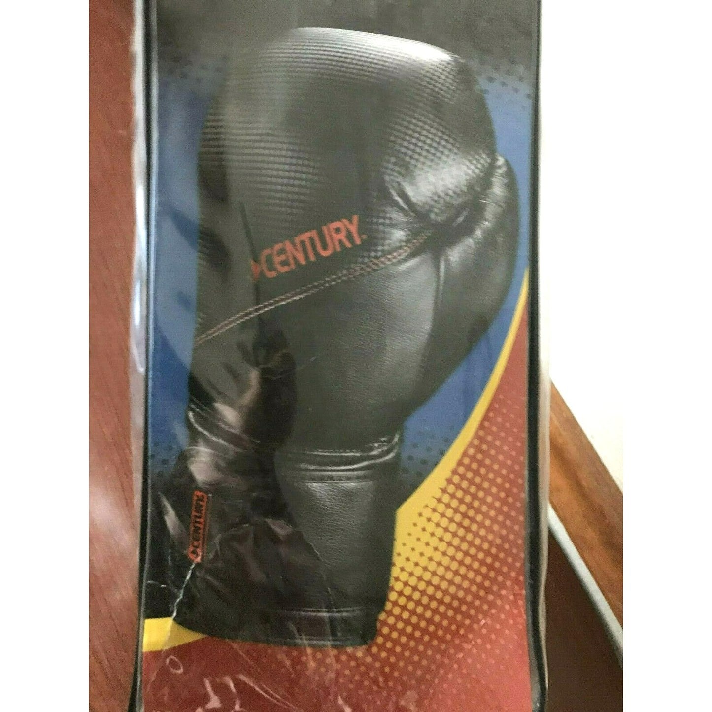 Century Men's Wrist Wrap Boxing Gloves 14oz Black Red Gray NEW