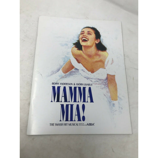 2001 MAMMA MIA Musical Brochure/Program, Pre-Owned, Booklet Play