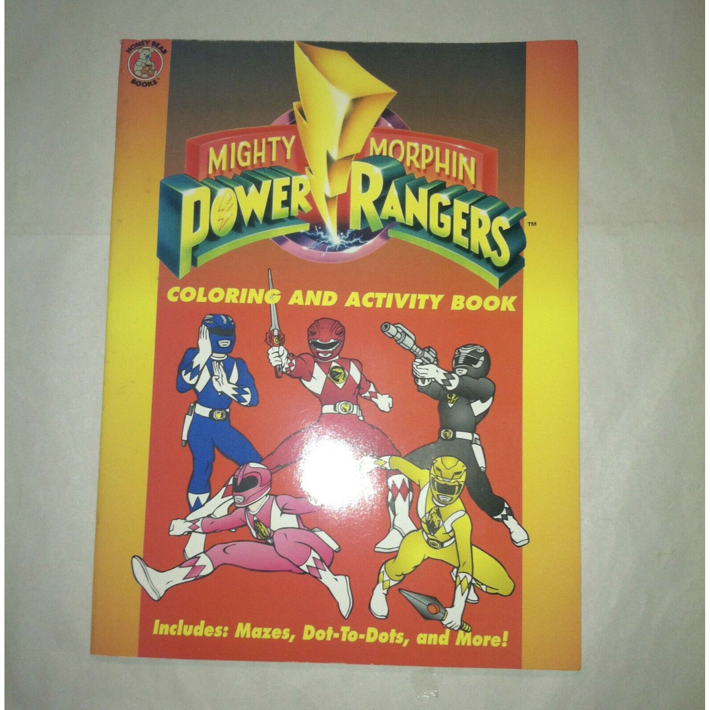 MIGHTY Morphin POWER RANGERS Coloring And Activity Book 2 Book Set