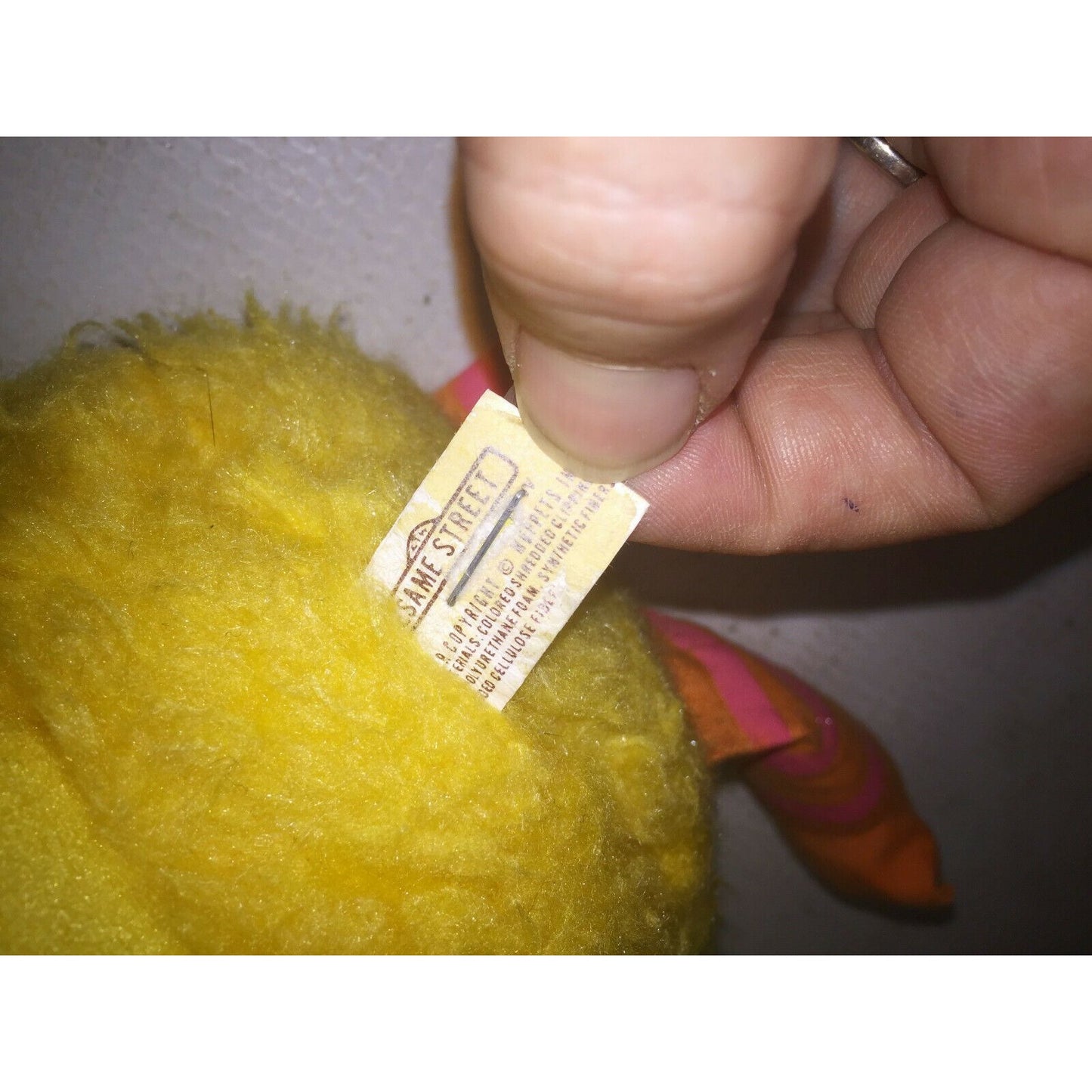 Vintage SESAME Street BIG BIRD Knickerbocker Plush Muppets 9"