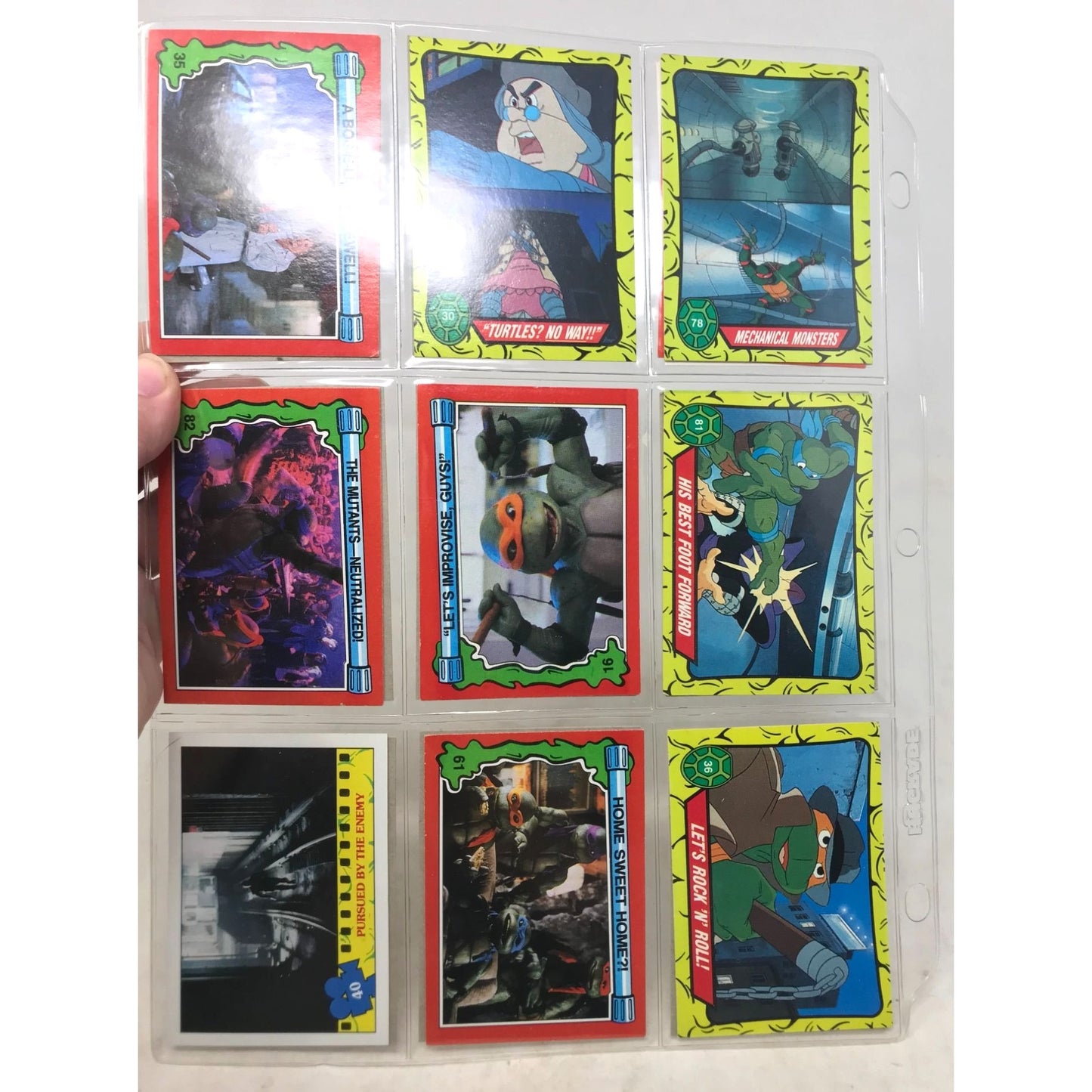 TMNT Teenage Mutant Ninja Turtles Trading Cards - Collectible Movie Card